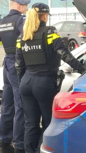 amateurfoto Police ass