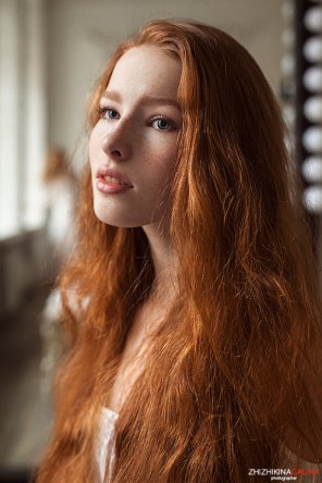 foto amadora Pale redhead