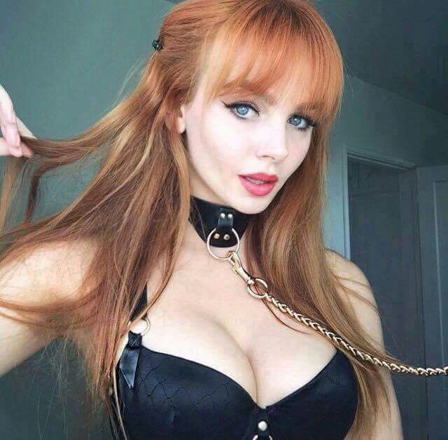 Collared Redhead Porn Starlets - Cute collar Porn Pic - EPORNER