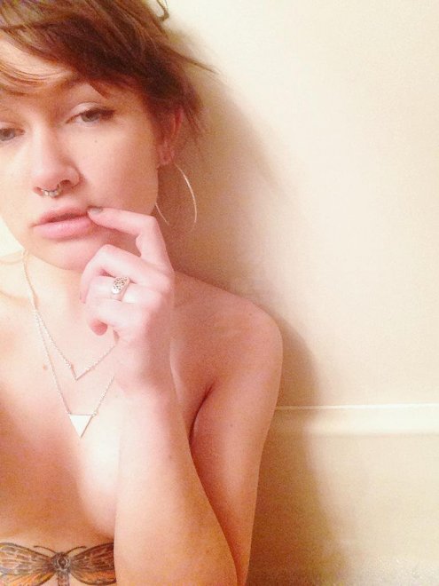 Topless Selfie nude