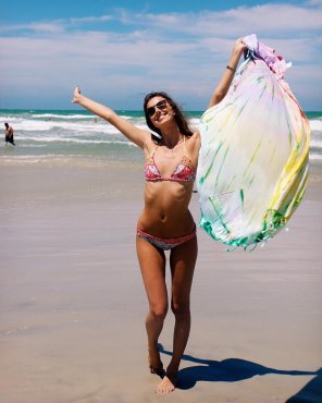 amateur photo Bikini People on beach Clothing Beauty Beach 
