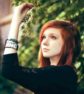 zdjęcie amatorskie Beautiful redhead