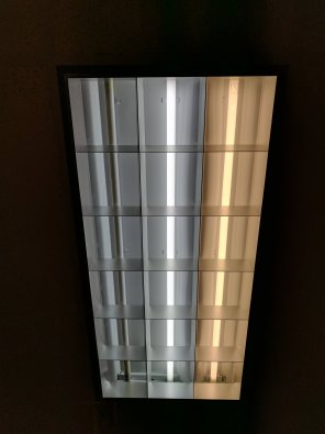 アマチュア写真 The office lights are mildly 3 shades different.