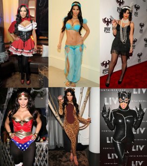 photo amateur Kim Kardashian: Pick her Halloween costume!