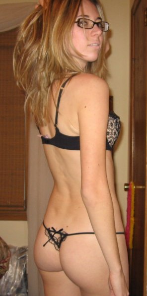 foto amateur Lingerie Undergarment Clothing Thigh Blond 