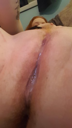 Pussy full of cum porn