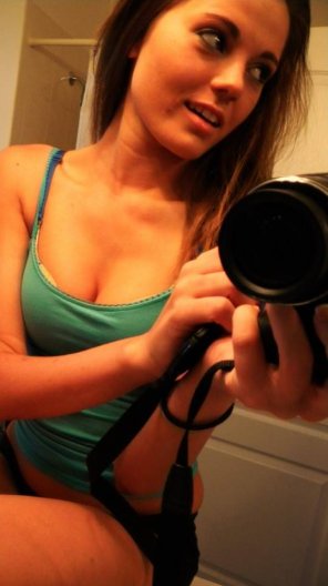 amateur-Foto PictureCamera shot in the mirror