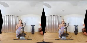 amateur photo VR Eliza Ibarra workout and fuck!