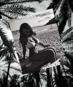 foto amadora Unknown goddess on a beach