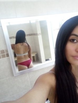 foto amadora Mirror selfie [f]