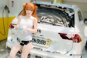 foto amadora Fantasy-Factory-小丁-Asuka-Car-Wash-17