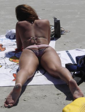 foto amatoriale Clothing Sun tanning Leg Bikini 