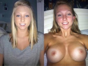 zdjęcie amatorskie hot blonde with per[f]ect round tits