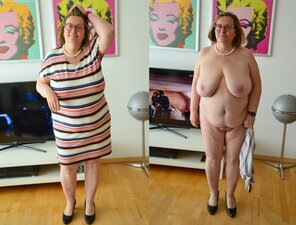 foto amatoriale Before After Dressed Un 49