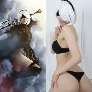 foto amadora ON//OFF 2B from Nier Automata [self]