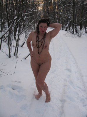 foto amateur Beauty Snow Leg Freezing 