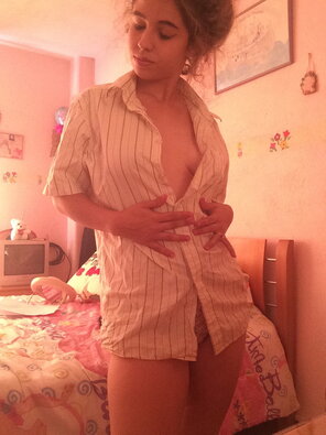 zdjęcie amatorskie Nude Amateur Pics - Amazing Latina Teen Selfies064