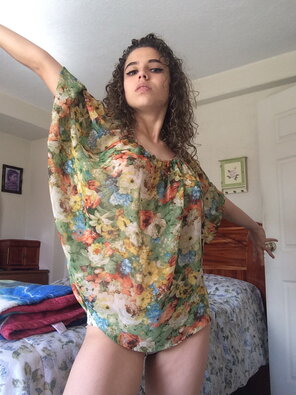 zdjęcie amatorskie Nude Amateur Pics - Amazing Latina Teen Selfies027