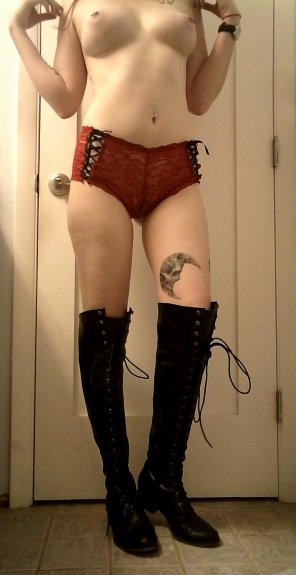 amateur pic Got a request for boots... what do you think?