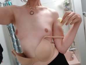 foto amatoriale Wish someone would finish on my tits