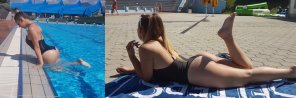 amateurfoto Some damn good booty at the pool