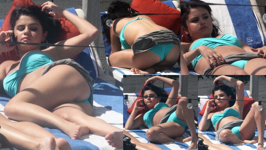 Selena Gomez young and in a bikini spread 🔥