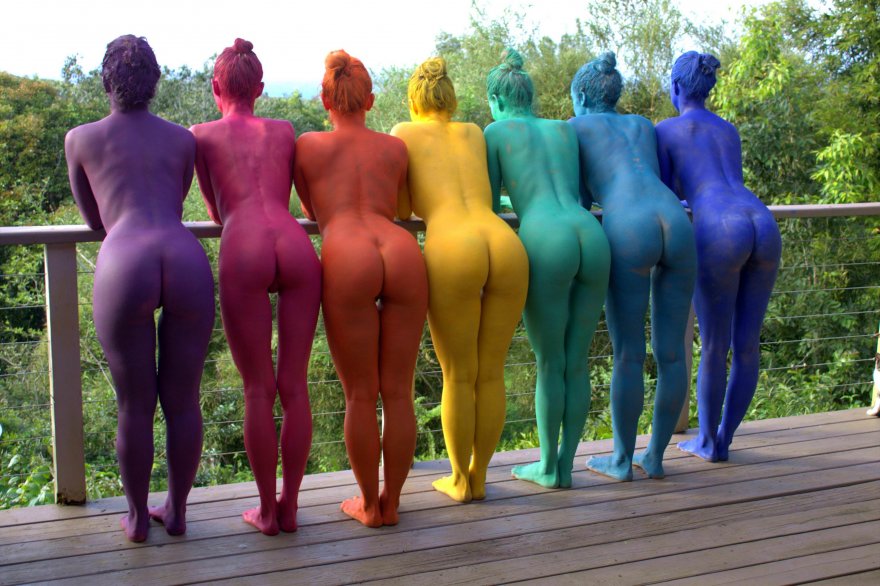 The Rainbow nude