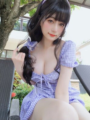 foto amadora Baiyin811 (白银81) - Purple Dress (38)