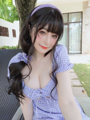 zdjęcie amatorskie Baiyin811 (白银81) - Purple Dress (52)