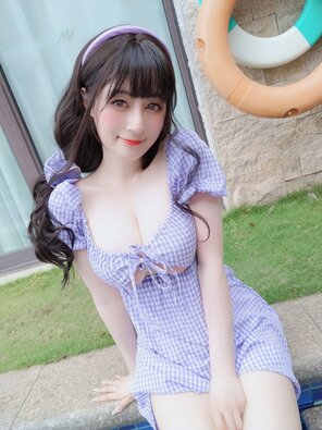 amateur photo Baiyin811 (白银81) - Purple Dress (61)