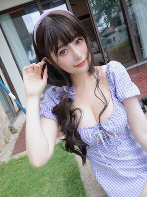 amateur photo Baiyin811 (白银81) - Purple Dress (68)
