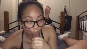 amateur photo Cute Asian with Glasses Blowjob (in the Pose) HD 720p_2