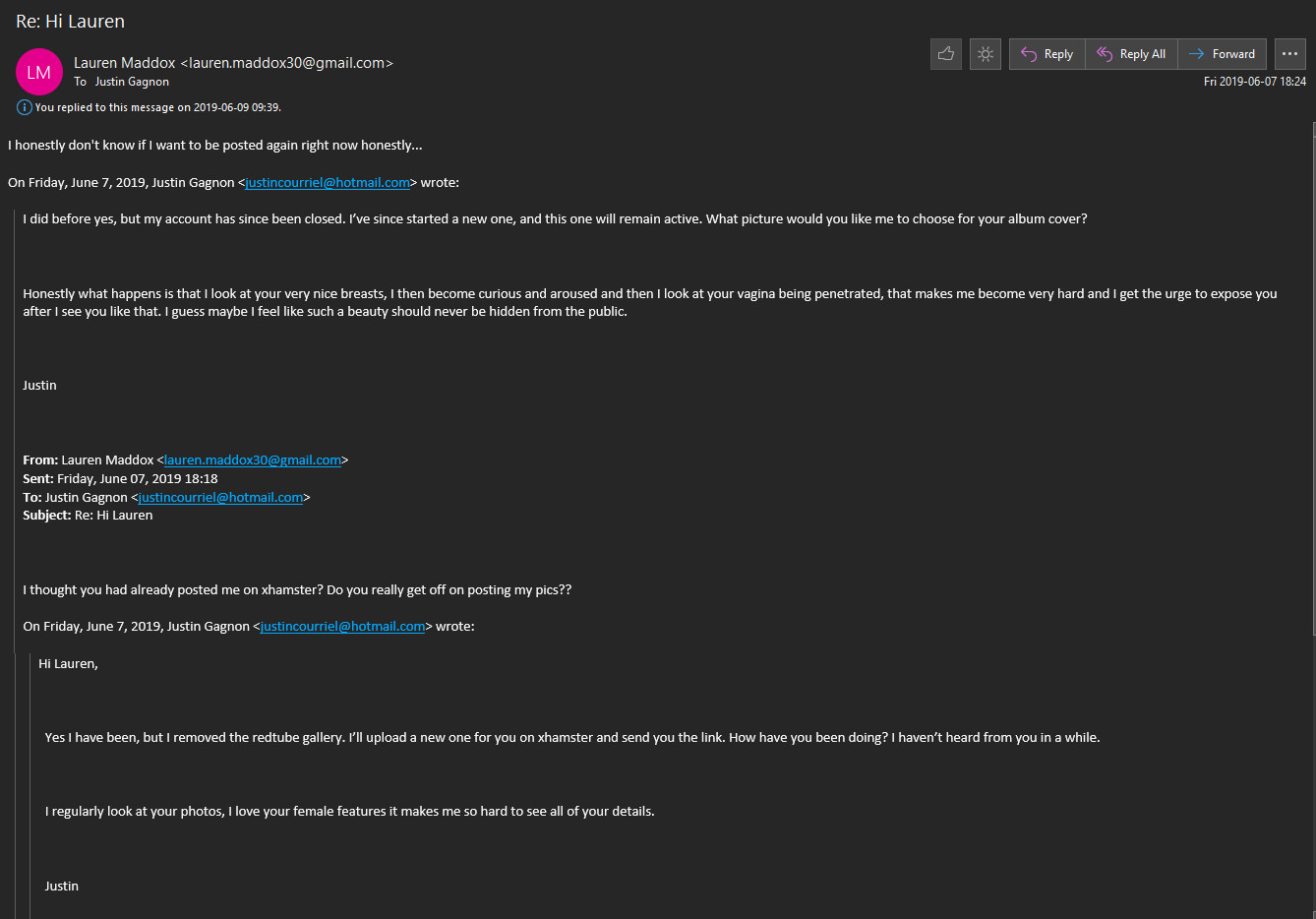 amateur photo 2022-10-21 10_26_56-Inbox - justincourriel@hotmail.com - Outlook