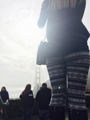 foto amadora Golden Gate