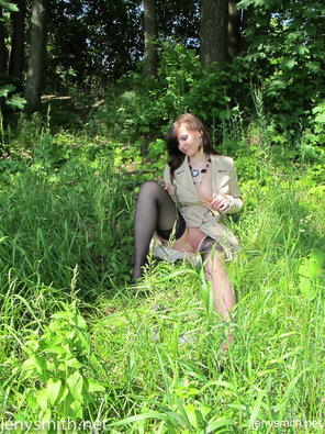 アマチュア写真 Jeny Smith in the Woods 153