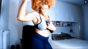 Fit Strong Ebony Wrestler Wants to Suffocate Older Jealous Ignorant Woman in Her Chest