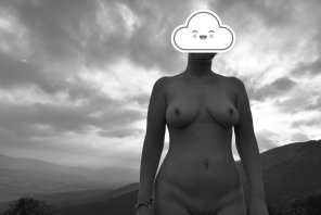 foto amadora Stormy skies and your curvy goddess [OC]