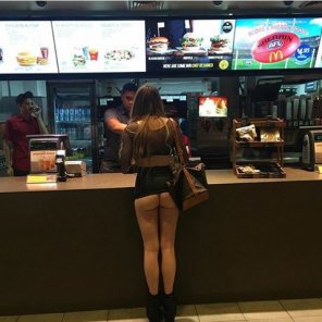amateur pic Just ordering food...