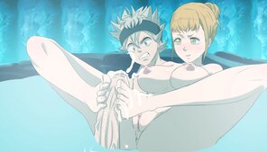 amateur photo Mimosa-Vermillion-Make-Asta-Cum-With-Her-Footjob-by-The-Amazing-Gambit-Black-Clover