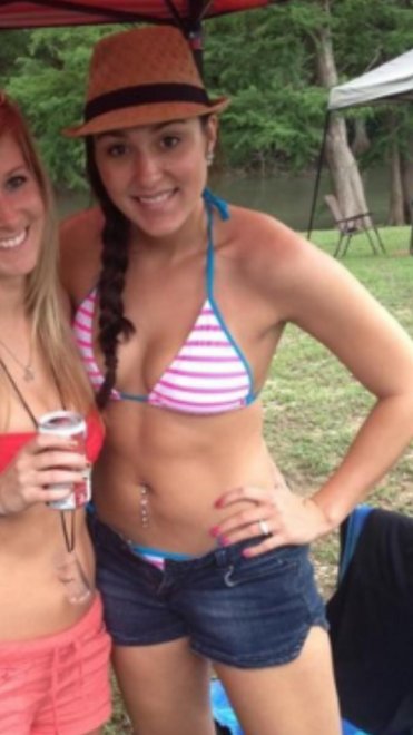 Hipster Hat in nice Bikini