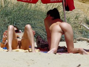 foto amadora Sun tanning Beach Leg Vacation Summer 