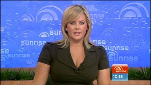 zdjęcie amatorskie Samantha Armytage big boobs on TV