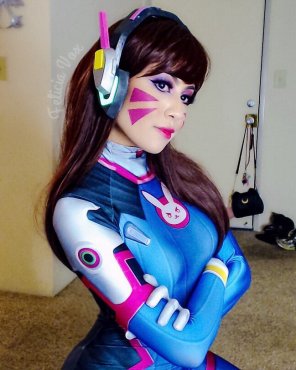 amateur photo PicD.va cosplay from Overwatch by Felicia Vox