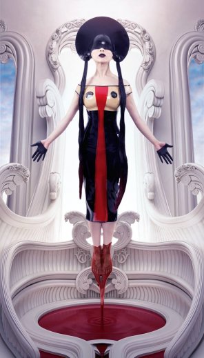 zdjęcie amatorskie Photographer: MPM7â€‹ Designer: Dead Lotus Couture Model: Mistress Hibiki Retoucher: Nange Magroâ€‹
