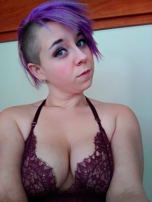 amateur pic The lingerie almost matches the hair!