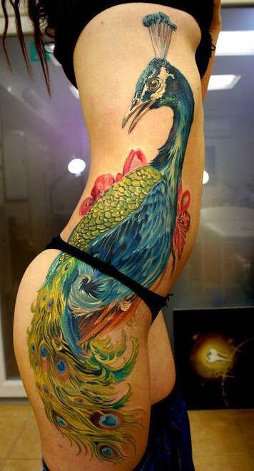 Colorful Tattoo nude