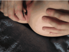 foto amatoriale [F]irst gif from last night - pulling the crystal plug out