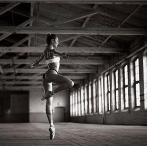 foto amadora Ballerina body