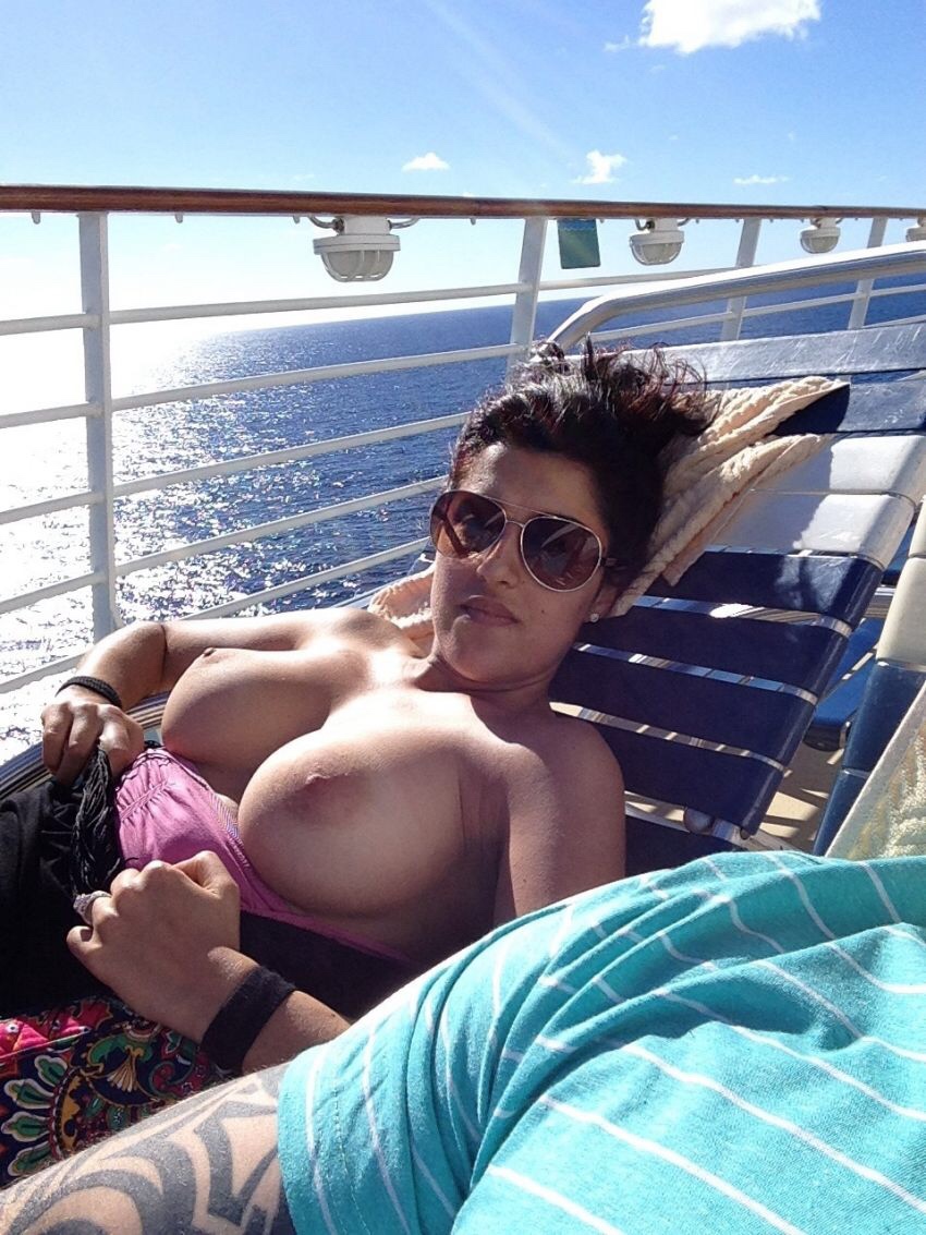 Big tits on cruise ship