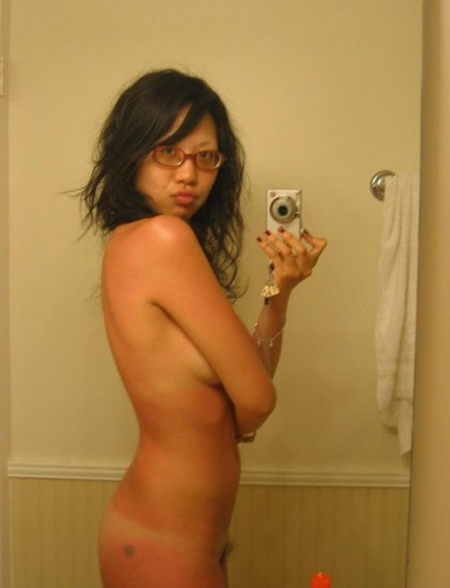 Hairy Asian nude